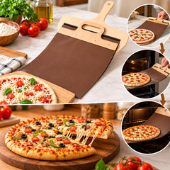 Sliding Pizza Peel Durable with Ergonomic Handle for Pasta Baking Vegetables