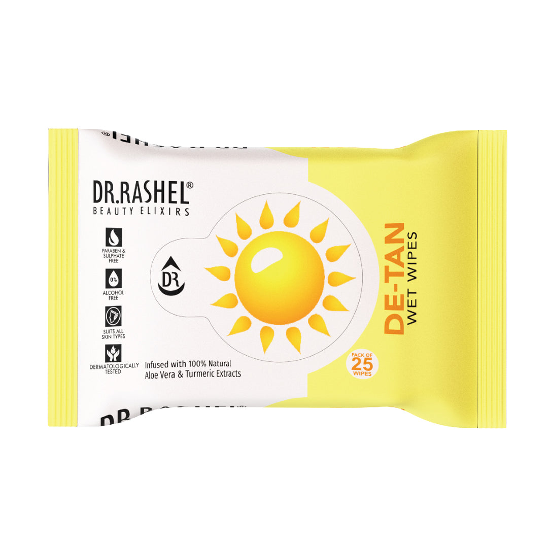 Dr Rashel Wet Wipes - De-Tan