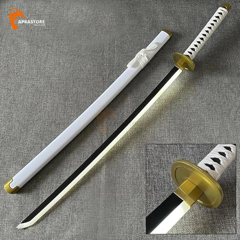 Anime Zoro White Neon Katana 104cm