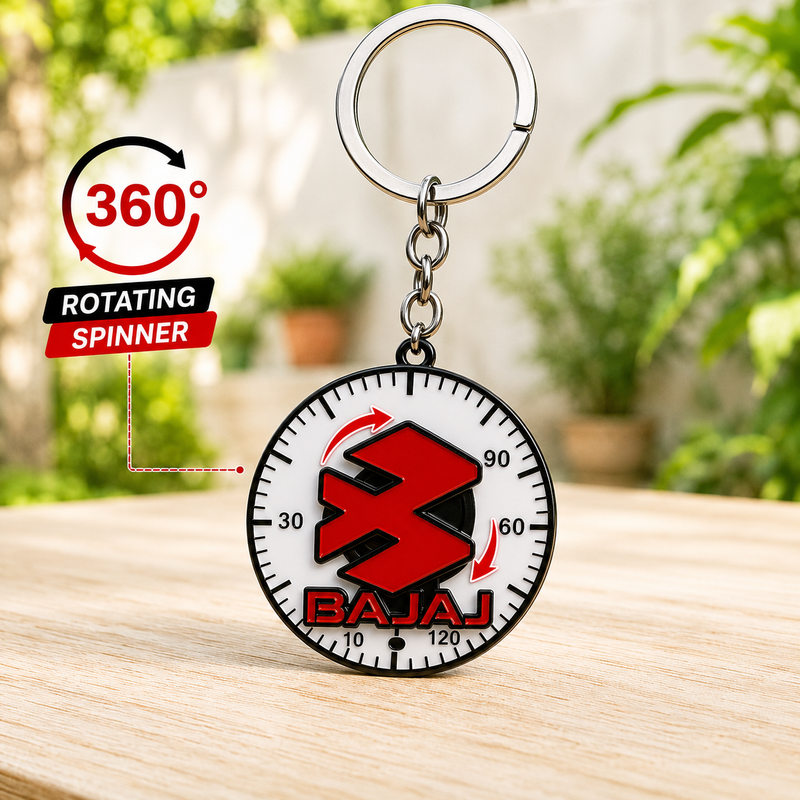 Bajaj Metal Keychain