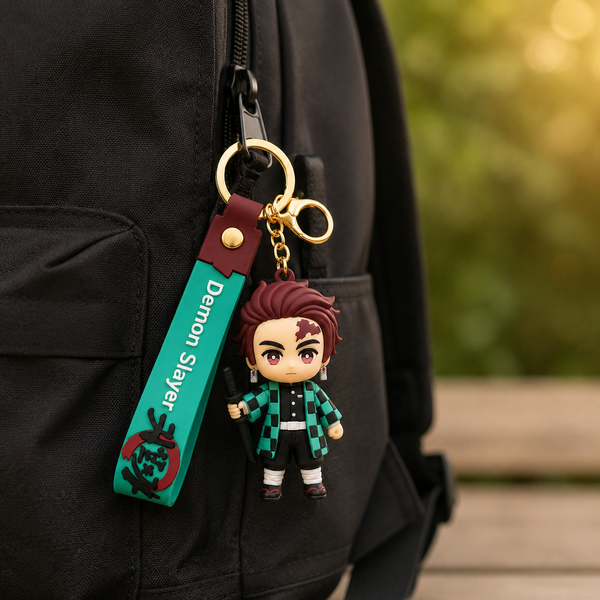 Tanjiro Silicone Keychains