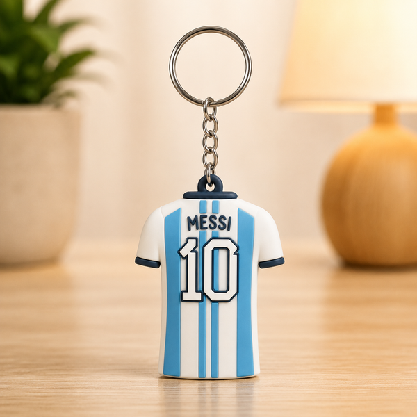 Jersey Silicone Keychains