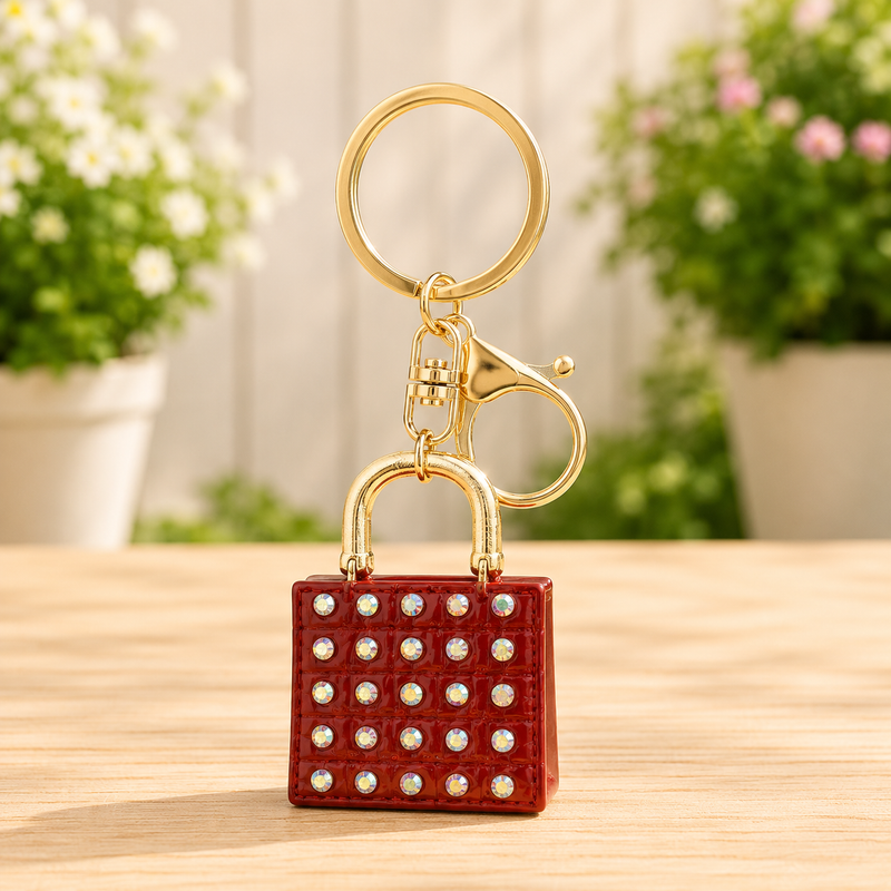 Fancy Steel Keychain