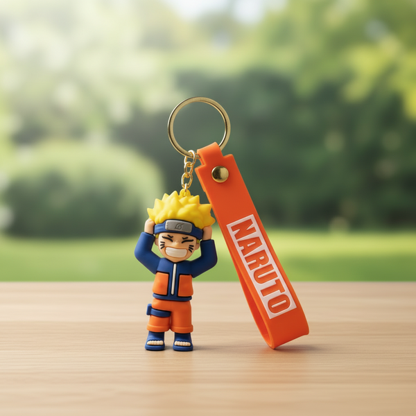 Naruto Kakashi Mix Silicone Keychain