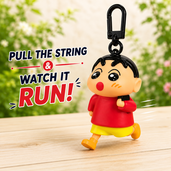 Running Shinchan Keychain
