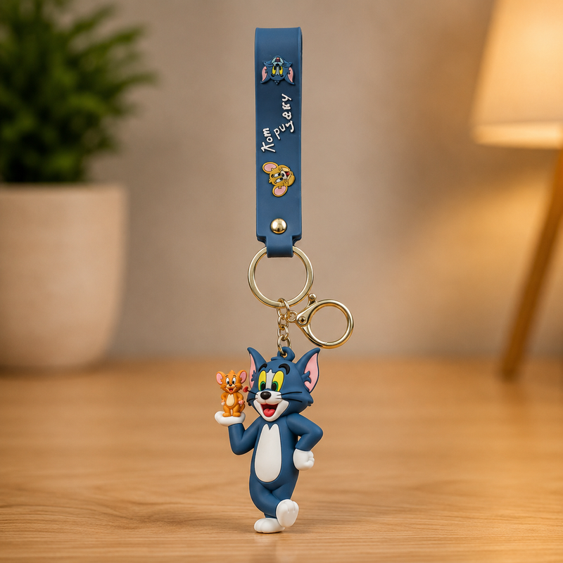 Tom Silicone Keychains
