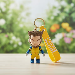 Wolverine Silicone Keychains