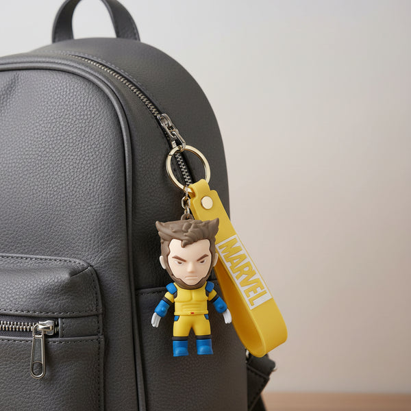 Wolverine Silicone Keychains