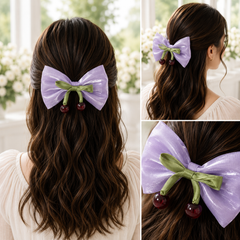 Korean Style Cherry Hair Bow