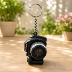 Flash Camera With Sound Keychain