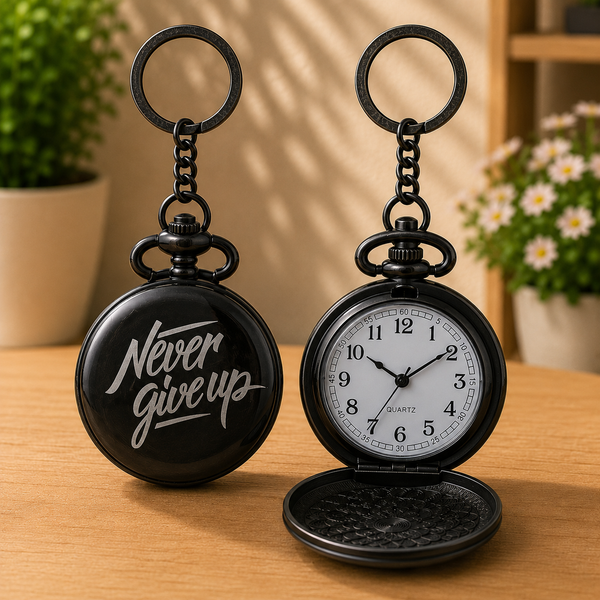 Motivational Time Piece Keychain