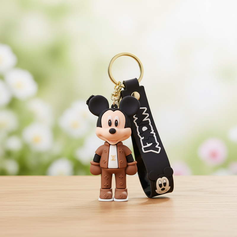 Mickey Silicone Keychains