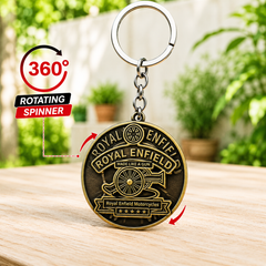 Royal Enfield Metal Keychain