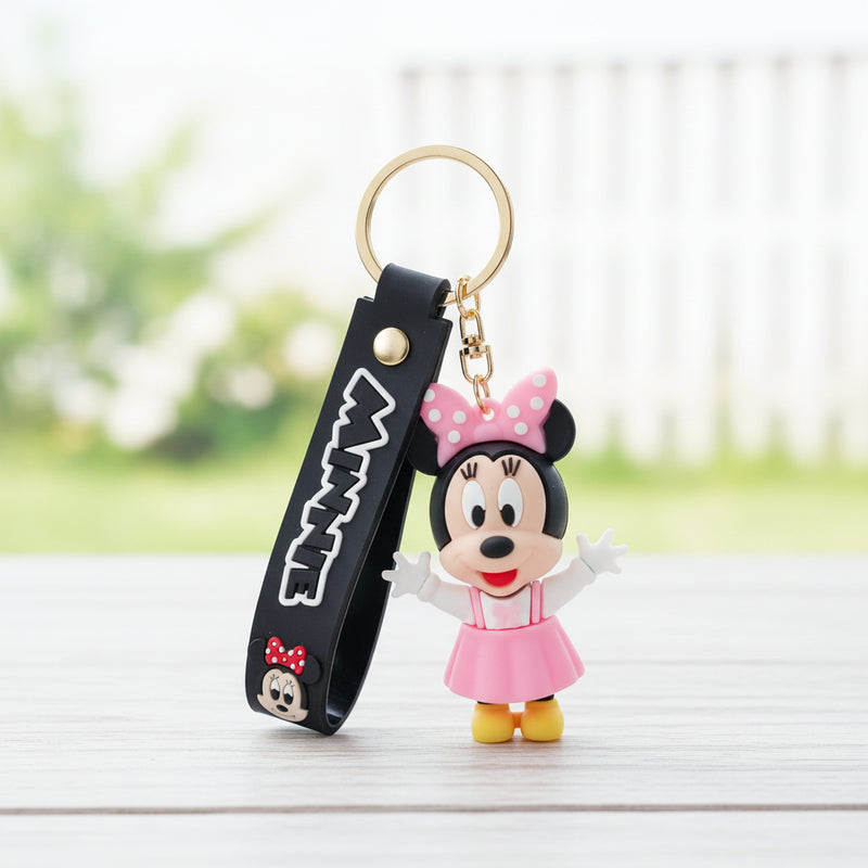 Minnie Silicone Keychains