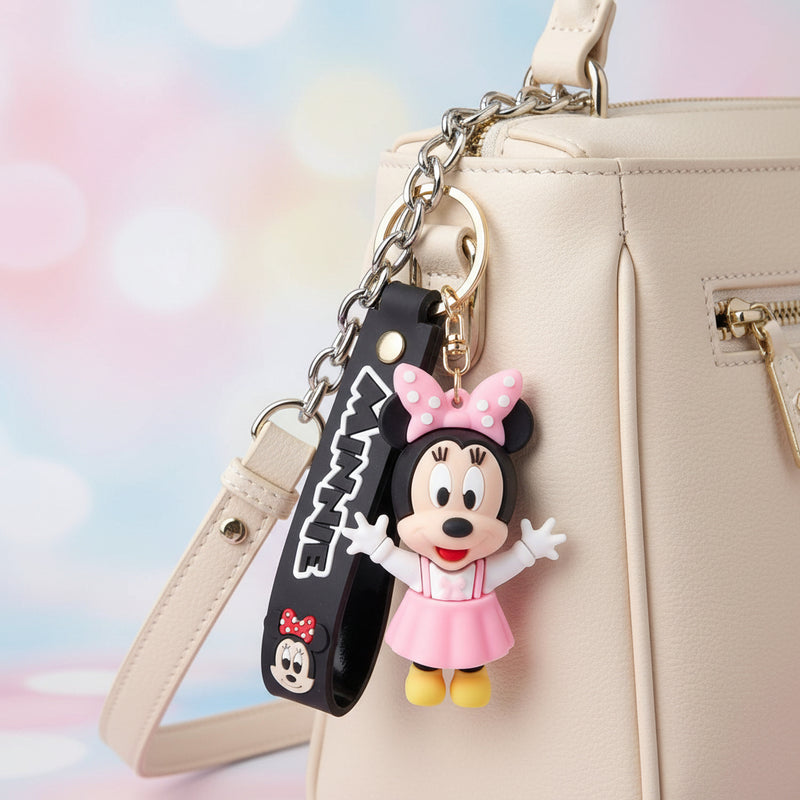Minnie Silicone Keychains