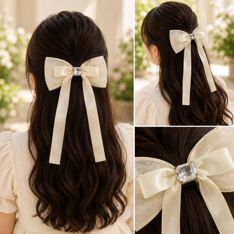 Korean Style Vintage Hair Bow