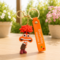 Insight Out Silicone Keychain