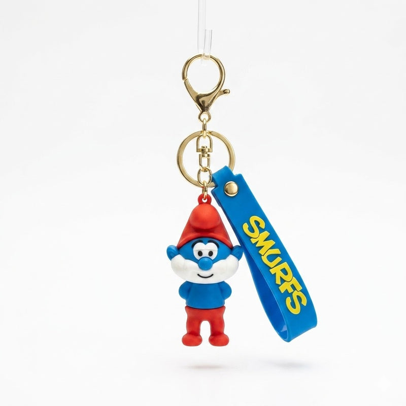 Smurf Keychain