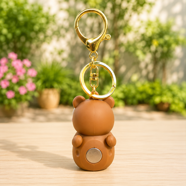 Cute Bear Couple Keychain