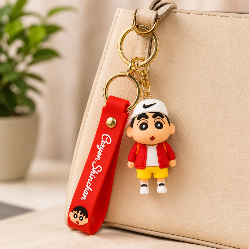 Shinchan Silicone Keychains