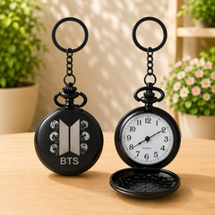BTS Black Time Piece Keychain