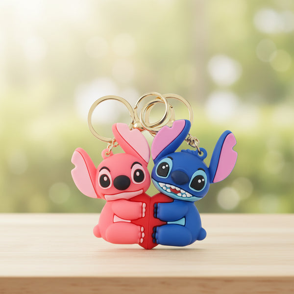 Stitch Couple Keychain