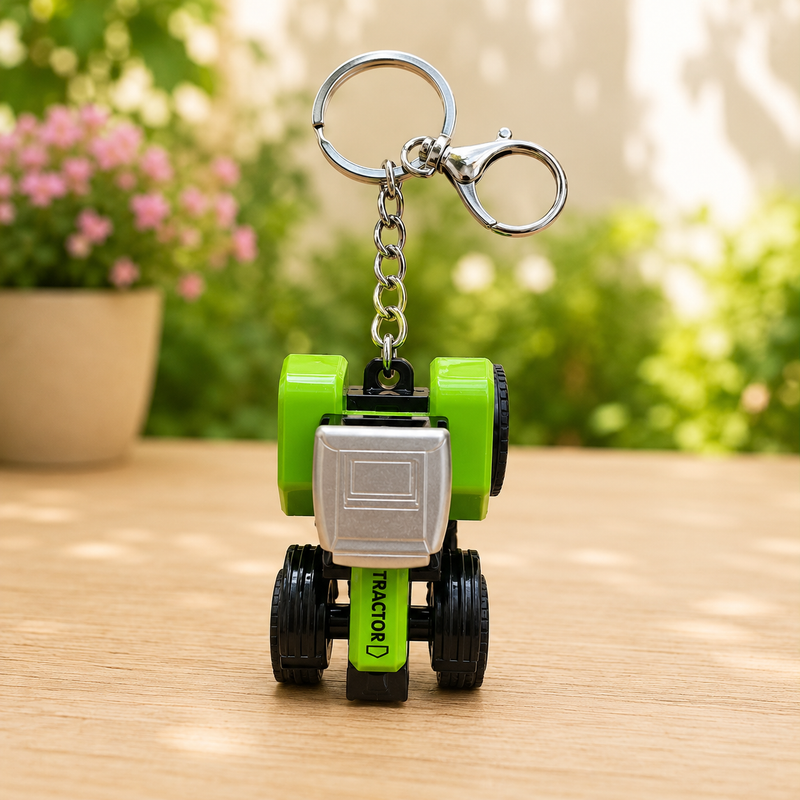 Tractor Toy Keychain