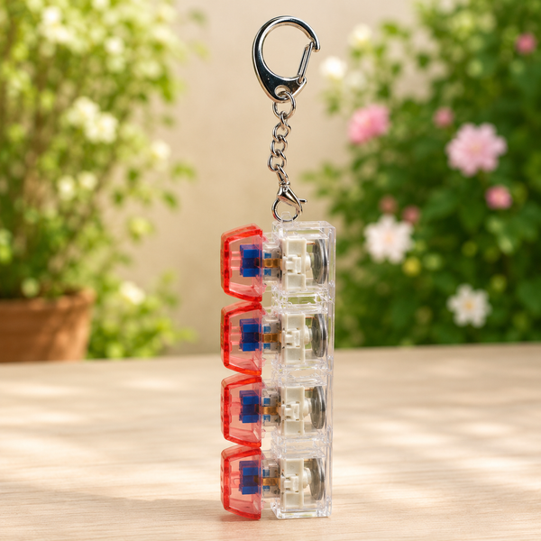 Stress Free Piano Light Keychain