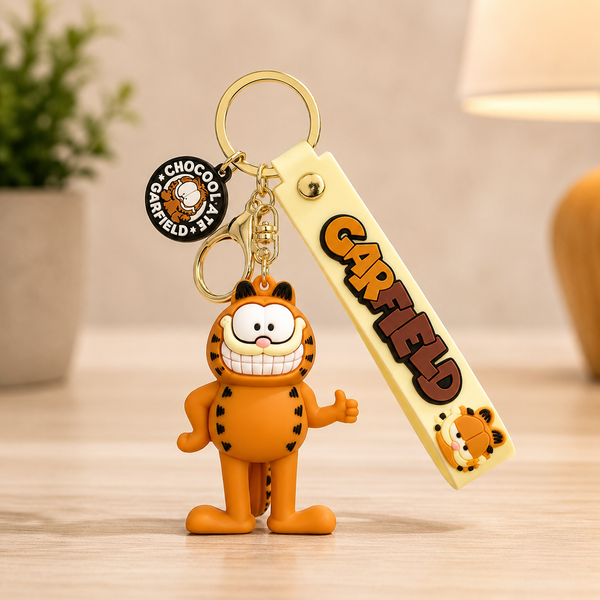 Garfield Silicone Keychains