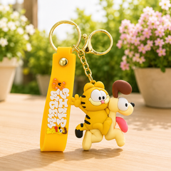 Garfield Silicone Keychain