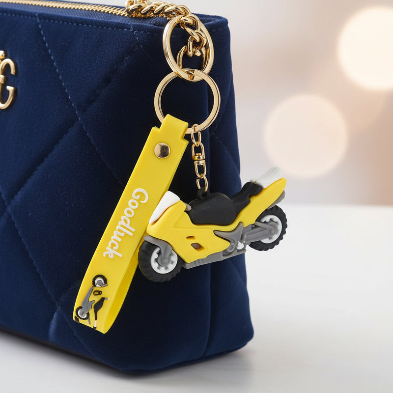 Bike Silicone Keychain