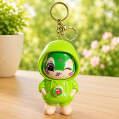 Pika Boo Face Changing Keychain