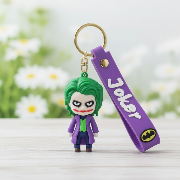 Joker Silicone Keychain
