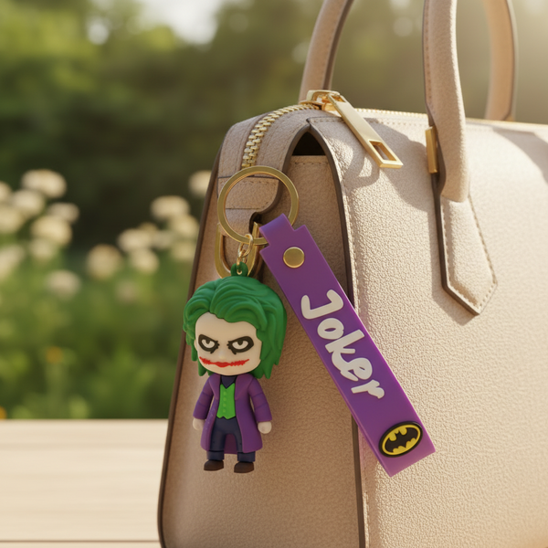 Joker Silicone Keychain