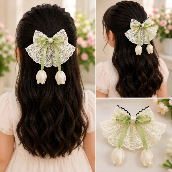 Korean Style Vintage Hair Bow