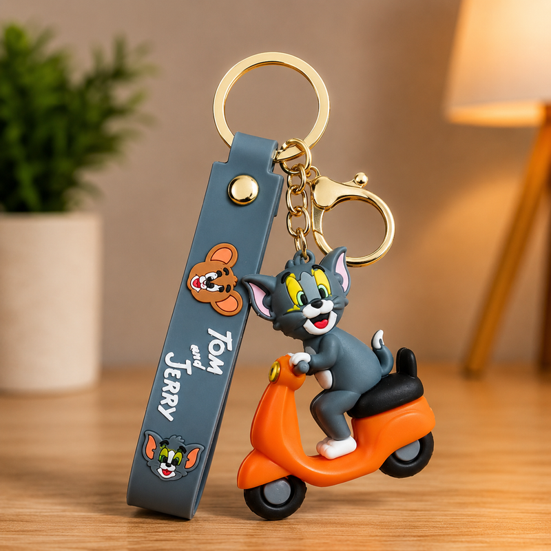 Tom Vehicle Silicone Keychains