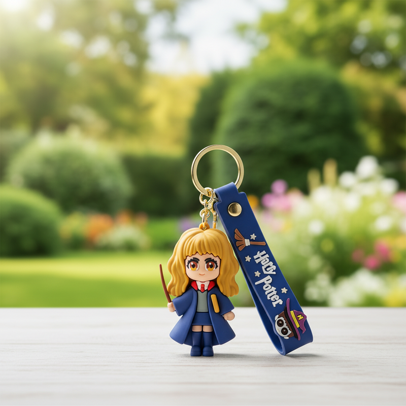 Hermione Silicone Keychains