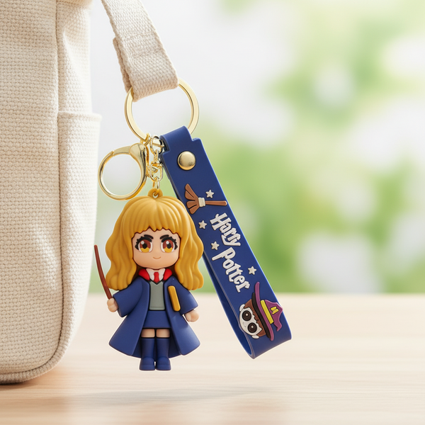 Hermione Silicone Keychains