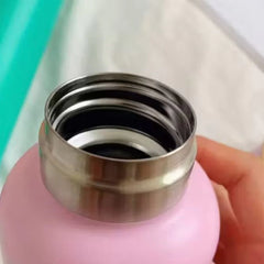 Stainless Steel Water Bottle | Leak-Proof Bottle with Bamboo Top
