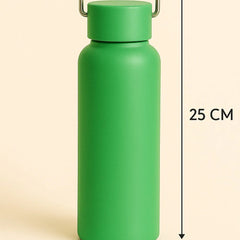 Stainless Steel Water Bottle | Leak-Proof Bottle with Bamboo Top