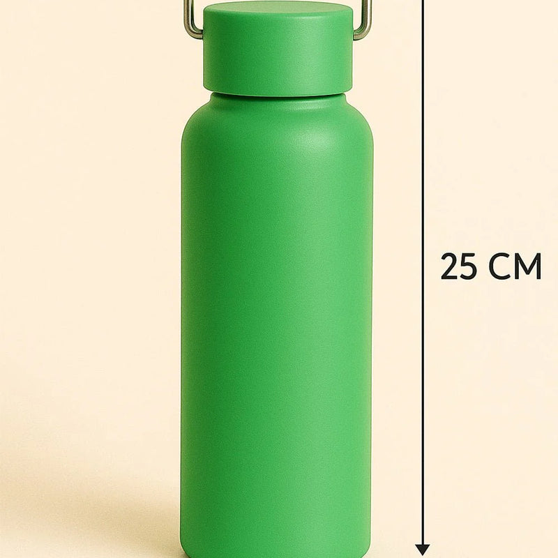 Stainless Steel Water Bottle | Leak-Proof Bottle with Bamboo Top