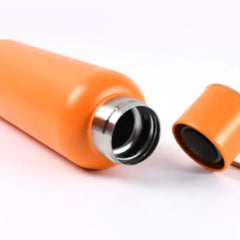 Stainless Steel Water Bottle | Leak-Proof Bottle with Bamboo Top