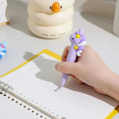 Plastic Kiwoo Cute Unicorn Cartoon Pen