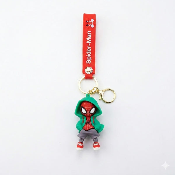Spiderman Hoddy Silicone Keychains