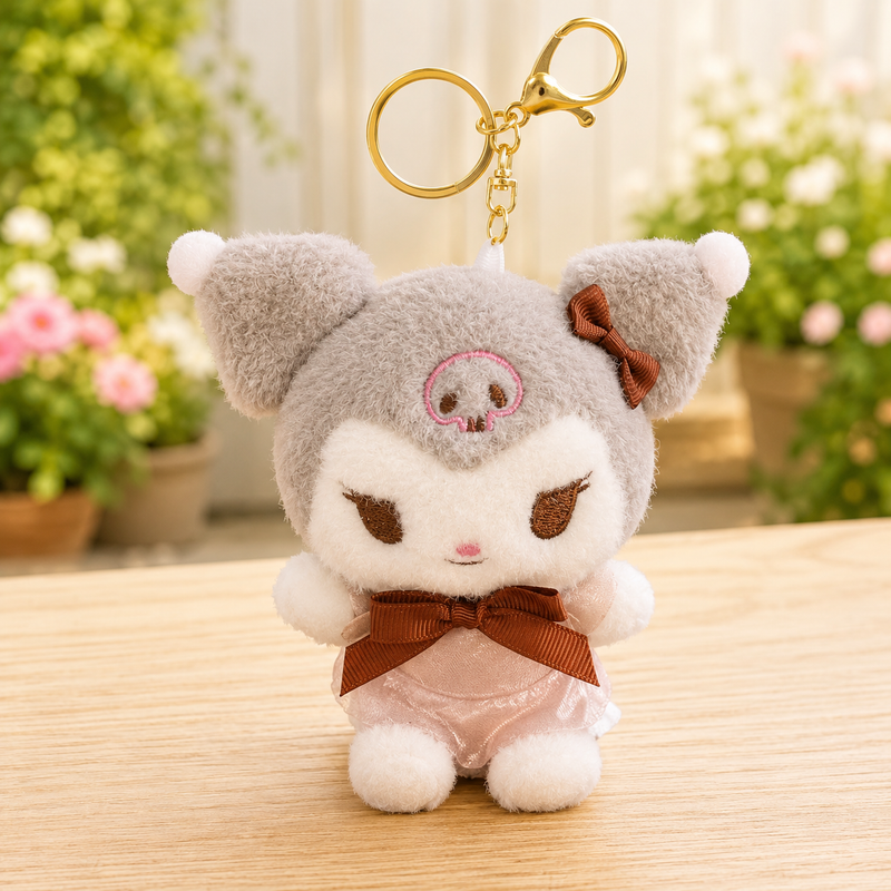 Brown Rabit Soft Toy Keychain
