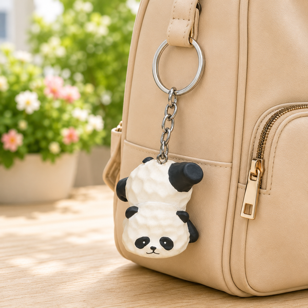 Panda Solid Keychain