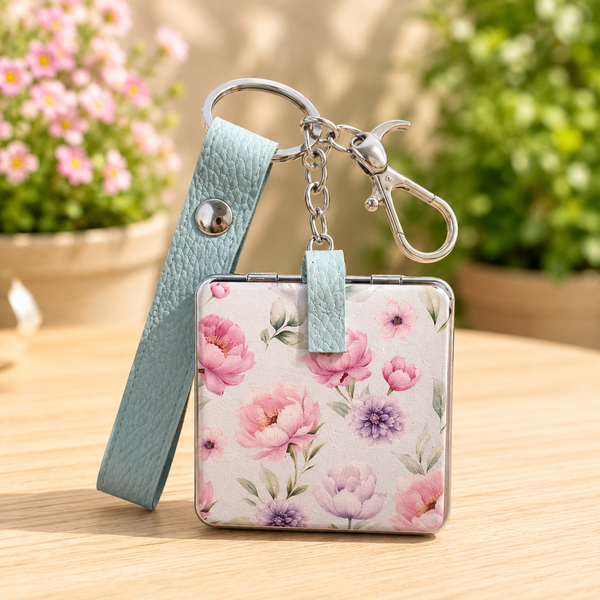 Pocket Mirror Keychain