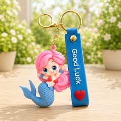 Mermaid Silicone Keychain