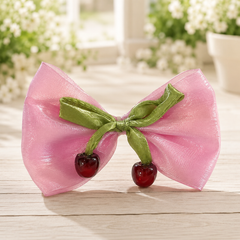 Korean Style Cherry Hair Bow