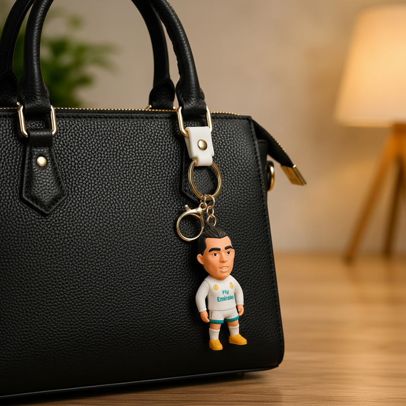 Ronaldo Silicone Keychains